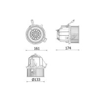 MAHLE AB 328 000P Innenraumgebläse