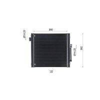MAHLE AC 1147 000S Kondensator, Klimaanlage