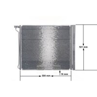 MAHLE AC 269 000S Kondensator, Klimaanlage