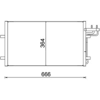 MAHLE AC 374 000S Kondensator, Klimaanlage
