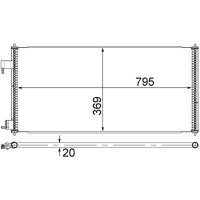 MAHLE AC 689 000S Kondensator, Klimaanlage