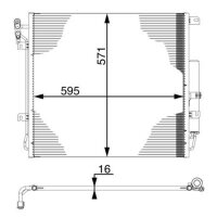 MAHLE AC 759 000S Kondensator, Klimaanlage