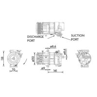 MAHLE ACP 1491 000P Kompressor, Klimaanlage