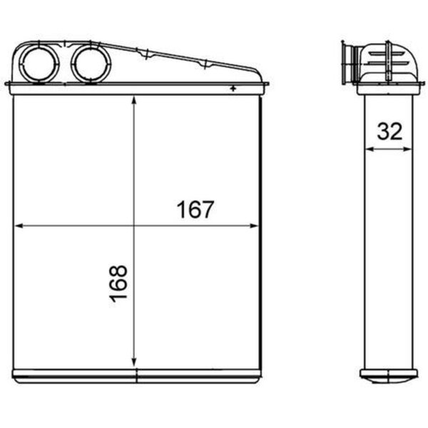 MAHLE AH 16 000S Wärmetauscher, Innenraumheizung