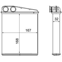 MAHLE AH 16 000S Wärmetauscher, Innenraumheizung