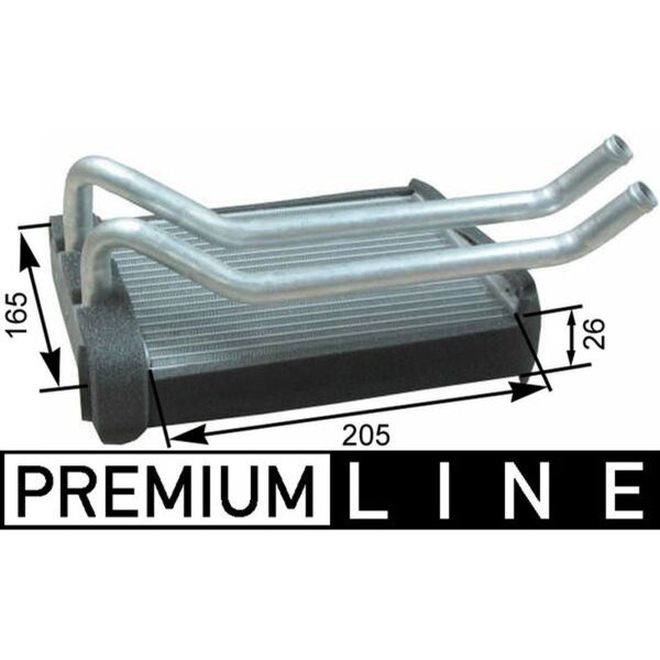 MAHLE AH 174 000P Wärmetauscher, Innenraumheizung