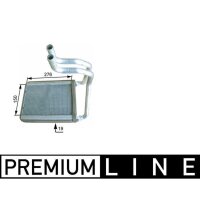 MAHLE AH 175 000P Wärmetauscher, Innenraumheizung