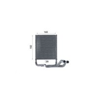 MAHLE AH 328 000S Wärmetauscher, Innenraumheizung