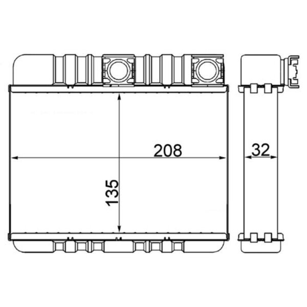 MAHLE AH 87 000S Wärmetauscher, Innenraumheizung