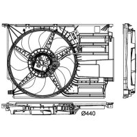 MAHLE CFF 404 000P Lüfter, Motorkühlung