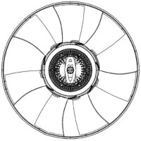 MAHLE CFF 492 000P Lüfter, Motorkühlung