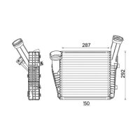 MAHLE CI 142 000P Ladeluftkühler