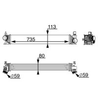 MAHLE CI 217 000P Ladeluftkühler