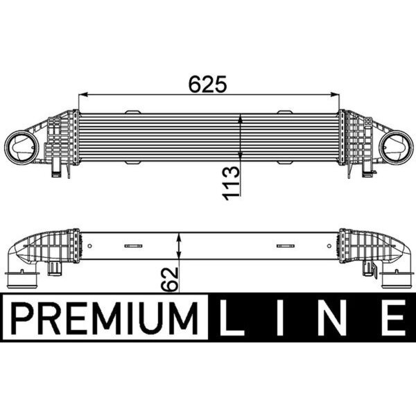 MAHLE CI 359 000P Ladeluftkühler