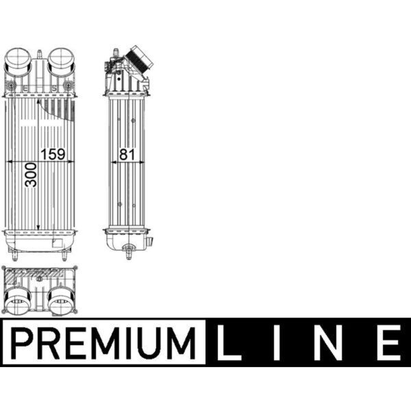 MAHLE CI 418 000P Ladeluftkühler