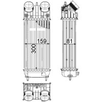 MAHLE CI 418 000P Ladeluftkühler