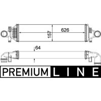 MAHLE CI 480 000P Ladeluftkühler