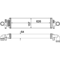 MAHLE CI 480 000P Ladeluftkühler