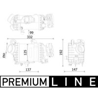 MAHLE CI 616 000P Ladeluftkühler
