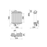 MAHLE CI 672 000P Ladeluftkühler