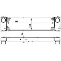 MAHLE CI 82 000P Ladeluftkühler