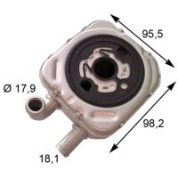 MAHLE CLC 165 000S Ölkühler, Motoröl
