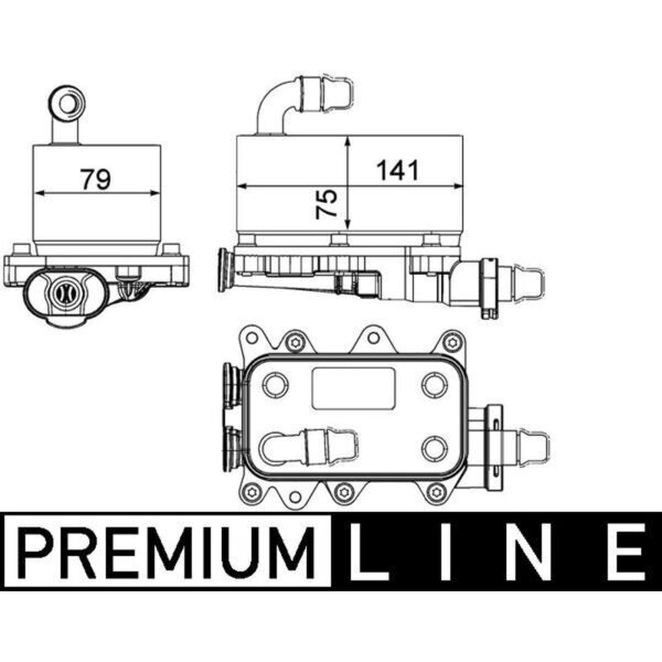 MAHLE CLC 19 000P Ölkühler, Automatikgetriebe