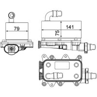 MAHLE CLC 19 000P Ölkühler, Automatikgetriebe