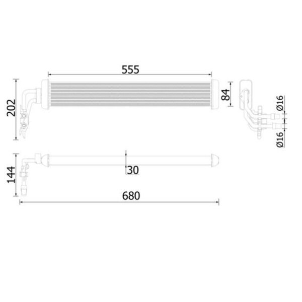 MAHLE CLC 223 000P Ölkühler, Automatikgetriebe
