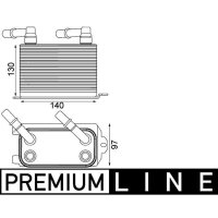 MAHLE CLC 228 000P Ölkühler, Automatikgetriebe