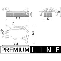 MAHLE CLC 287 000P Ölkühler, Automatikgetriebe