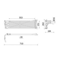 MAHLE CLC 306 000P Ölkühler, Automatikgetriebe