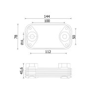 MAHLE CLC 320 000S Ölkühler, Motoröl