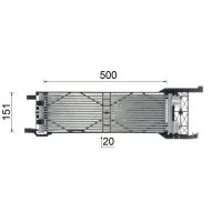 MAHLE CLC 325 000P Ölkühler, Automatikgetriebe