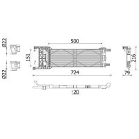 MAHLE CLC 325 000P Ölkühler, Automatikgetriebe