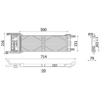 MAHLE CLC 330 000P Ölkühler, Automatikgetriebe