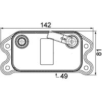 MAHLE CLC 73 000P Ölkühler, Motoröl