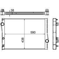 MAHLE CR 1049 000S Kühler, Motorkühlung