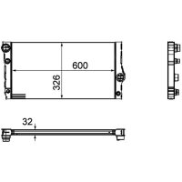 MAHLE CR 1148 000P Kühler, Motorkühlung