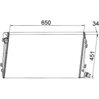 MAHLE CR 1395 000S Kühler, Motorkühlung