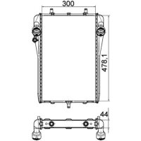 MAHLE CR 1397 000P Kühler, Motorkühlung