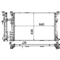 MAHLE CR 2170 000P Kühler, Motorkühlung