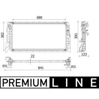 MAHLE CR 2279 000P Kühler, Motorkühlung