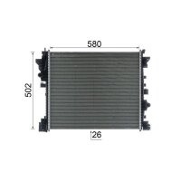MAHLE CR 2598 000P Kühler, Motorkühlung