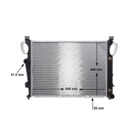 MAHLE CR 304 000S Kühler, Motorkühlung