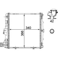 MAHLE CR 782 000P Kühler, Motorkühlung