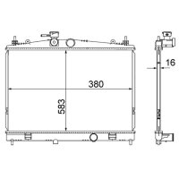 MAHLE CR 856 000S Kühler, Motorkühlung