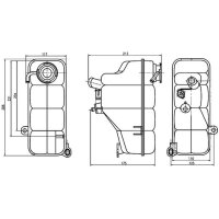 MAHLE CRT 123 000S Ausgleichsbehälter, Kühlmittel