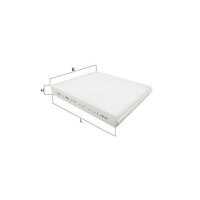 MAHLE LA 1123 Filter, Innenraumluft