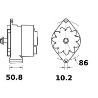 MAHLE MG 477 Generator